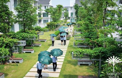 Không gian sống xanh tại Park City Hanoi