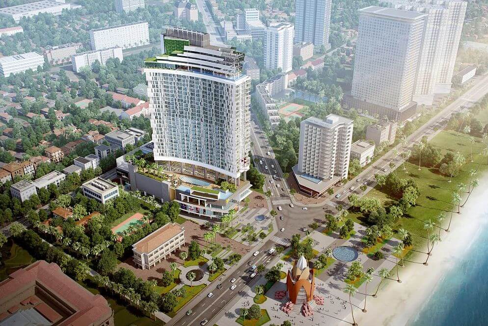 Phối cảnh dự án AB Central Square Nha Trang - Condotel Nha Trang